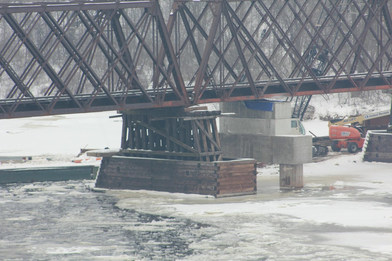 Pier #2 during 2014 reconstruction